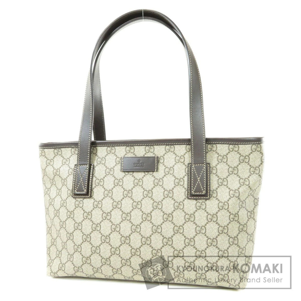 Gucci GG Supreme Joy Tote Shoulder Bag Brown